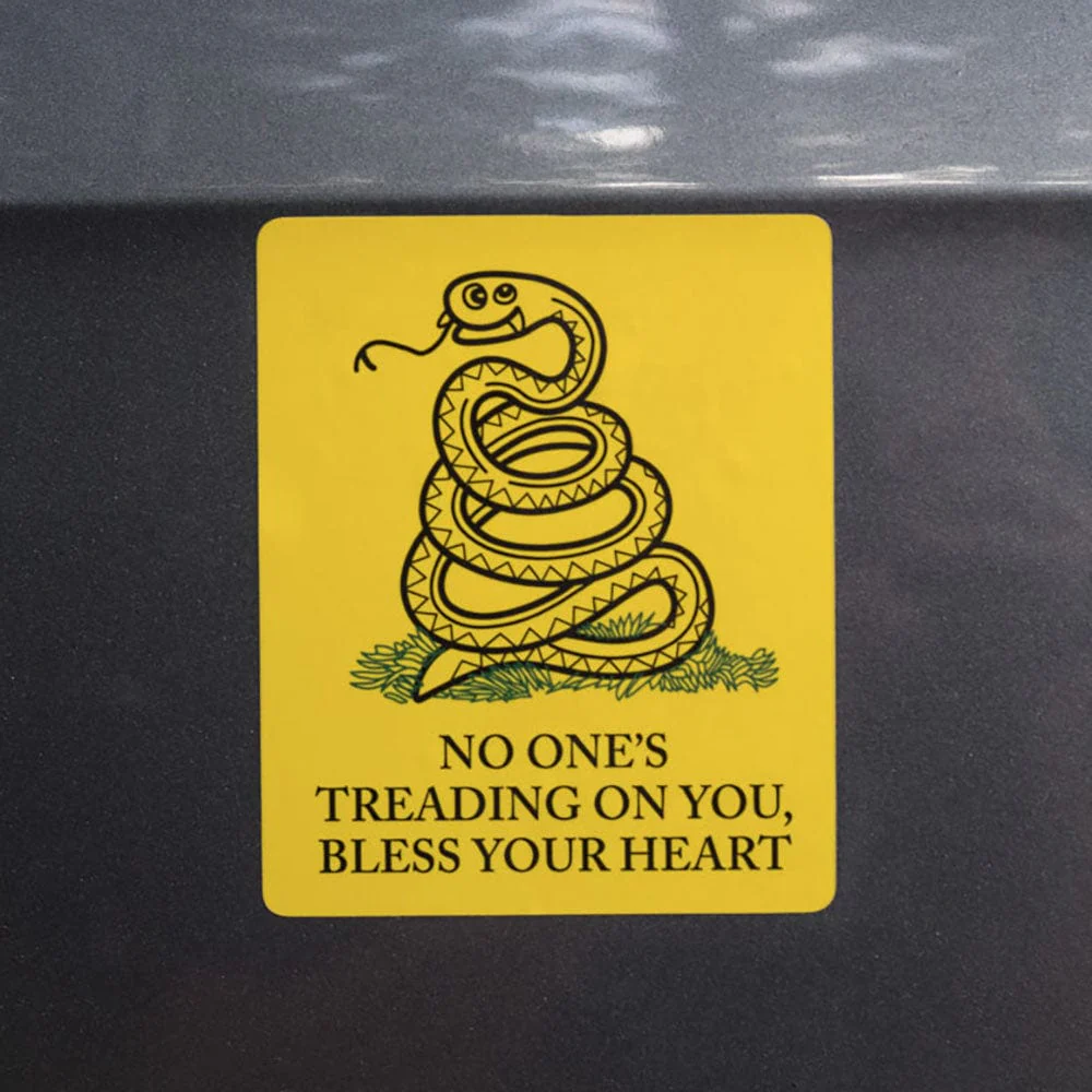 No One's Treading On You, Bless Your Heart - Sticker - Image 4