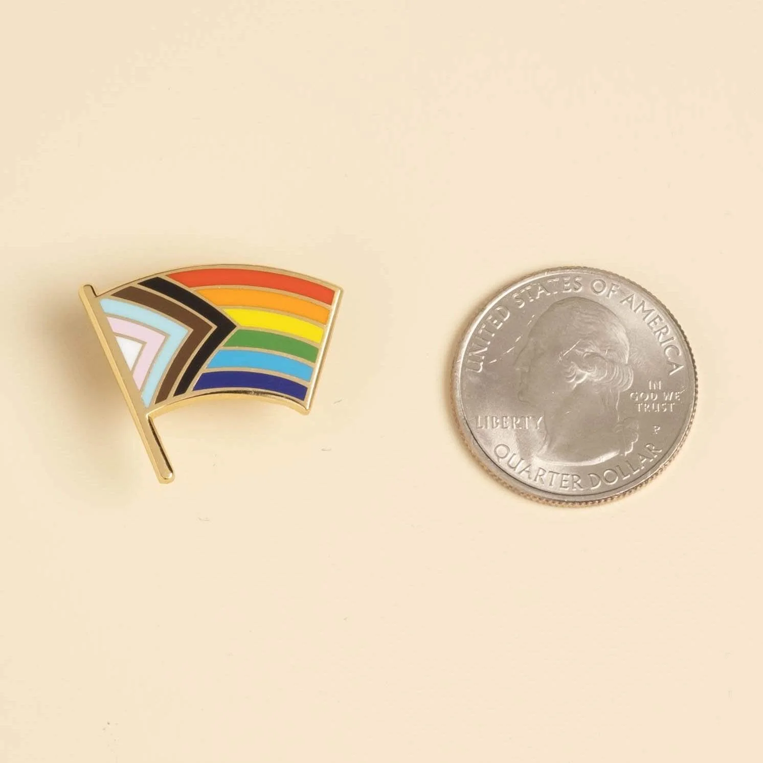 Progress Pride Flag Pin - Image 9