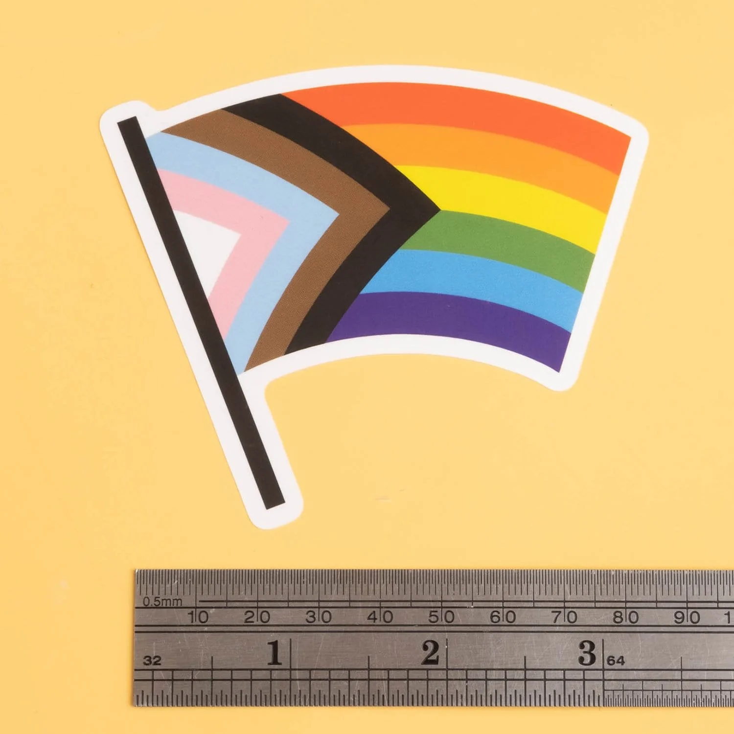 Progress Pride Flag - Sticker - Image 3