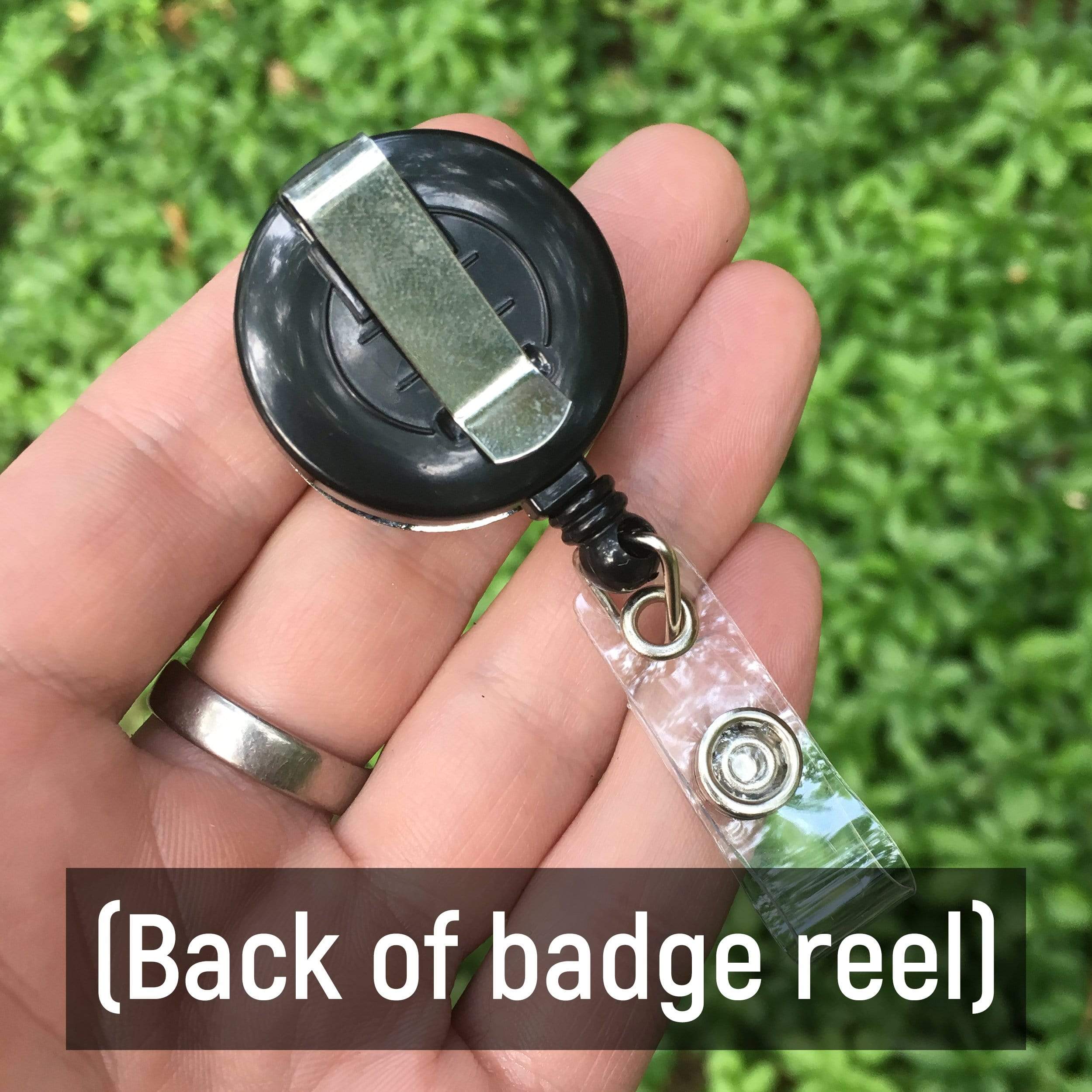 Pronoun Badge Reel - Belt Clip - Image 5