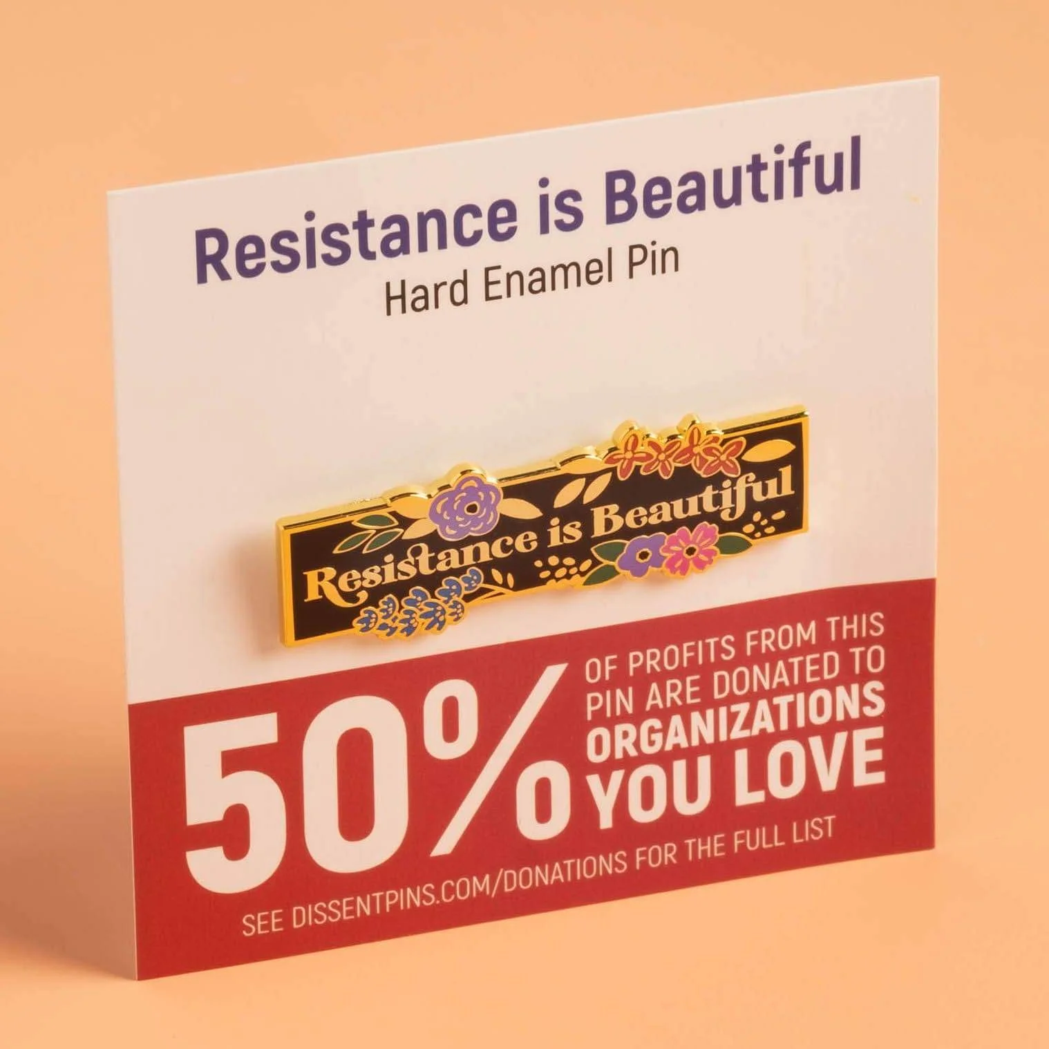 Resistance is Beautiful Pin - Image 4
