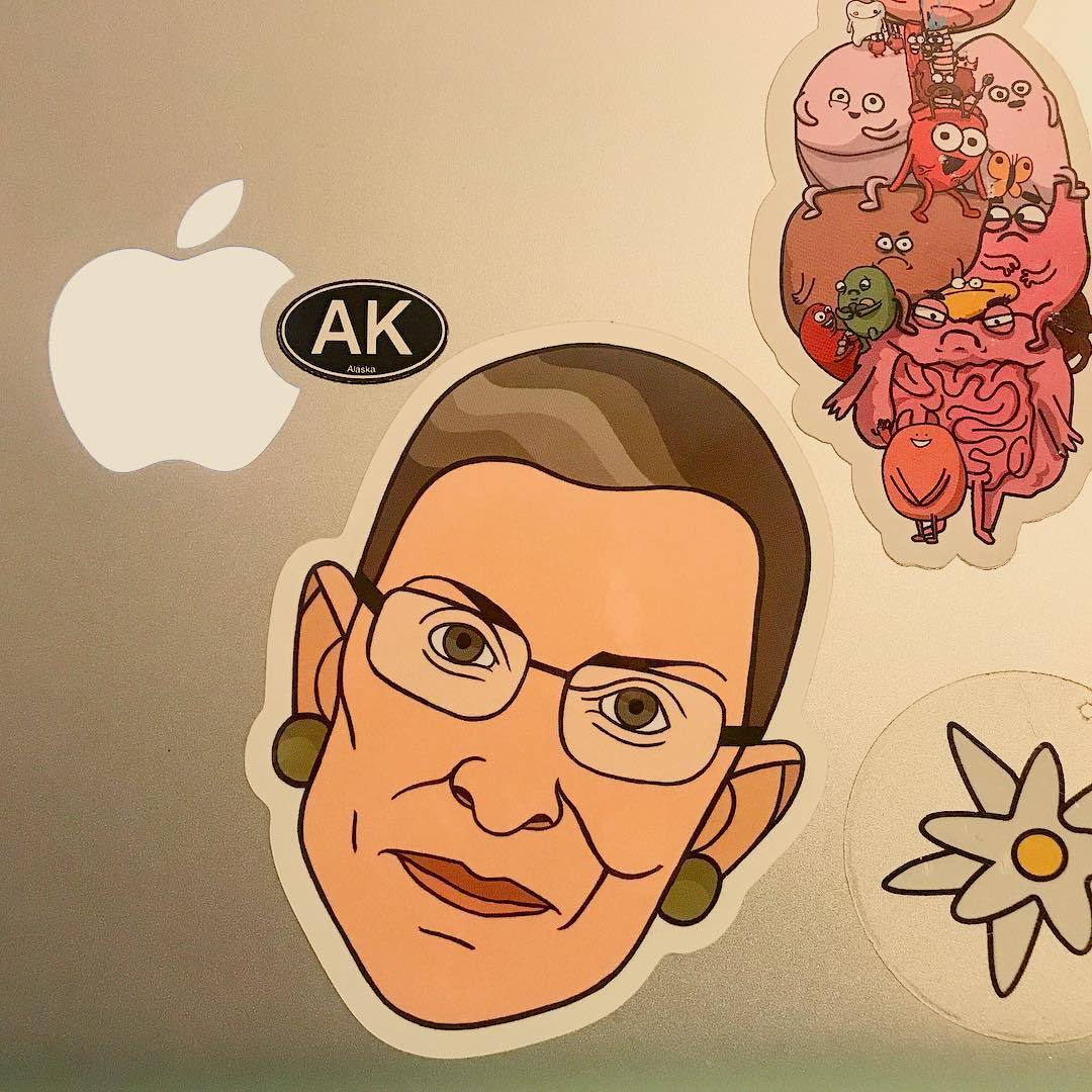 Ruth Bader Ginsburg - Sticker - Image 6