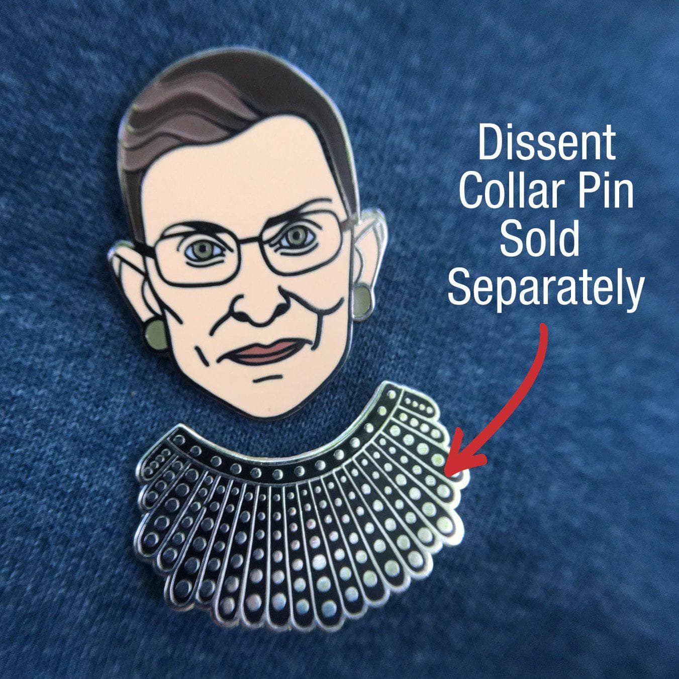 Ruth Bader Pinsburg Pin - Image 4
