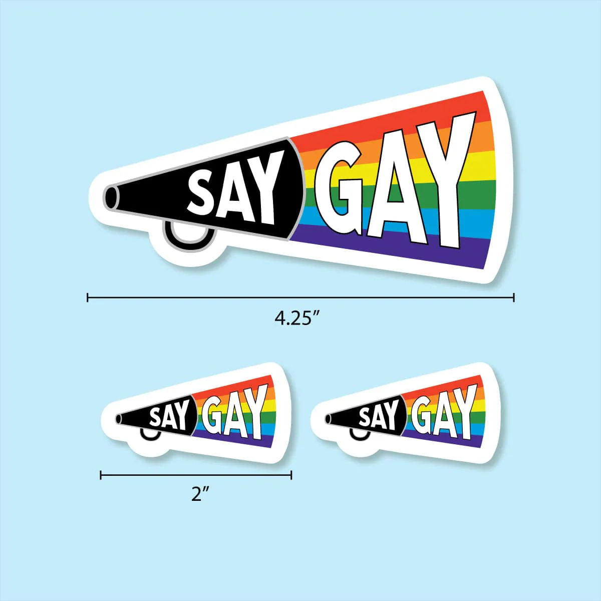 Say Gay - Sticker - Image 3