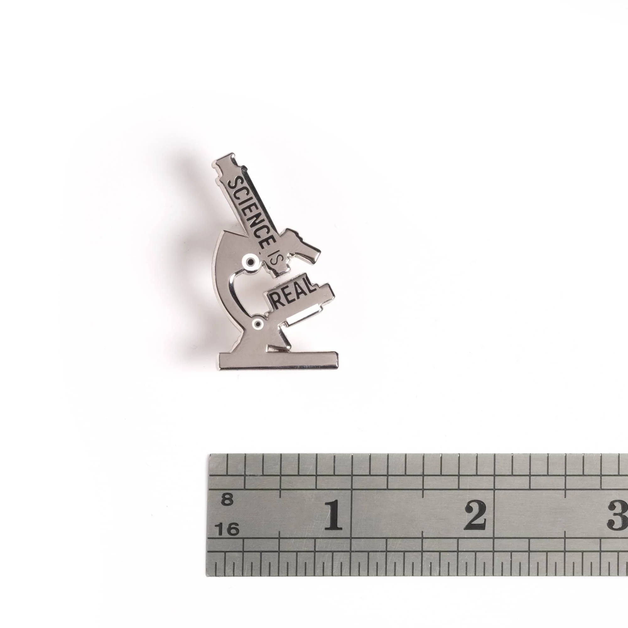 Science is Real - Microscope Pin - Image 5