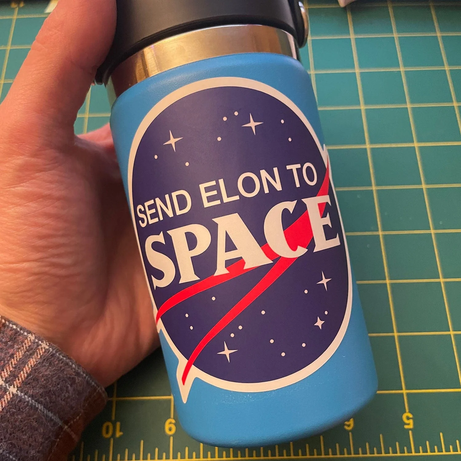 Send Elon to Space Sticker - Image 3