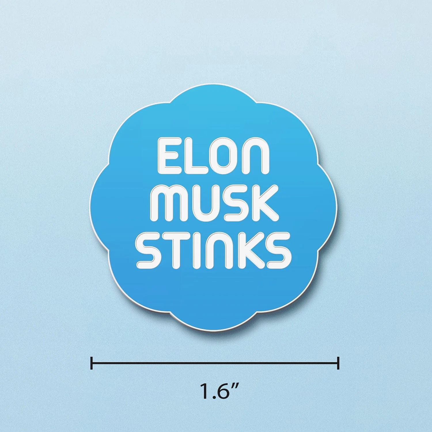 Elon Musk Stinks Pin - Image 3