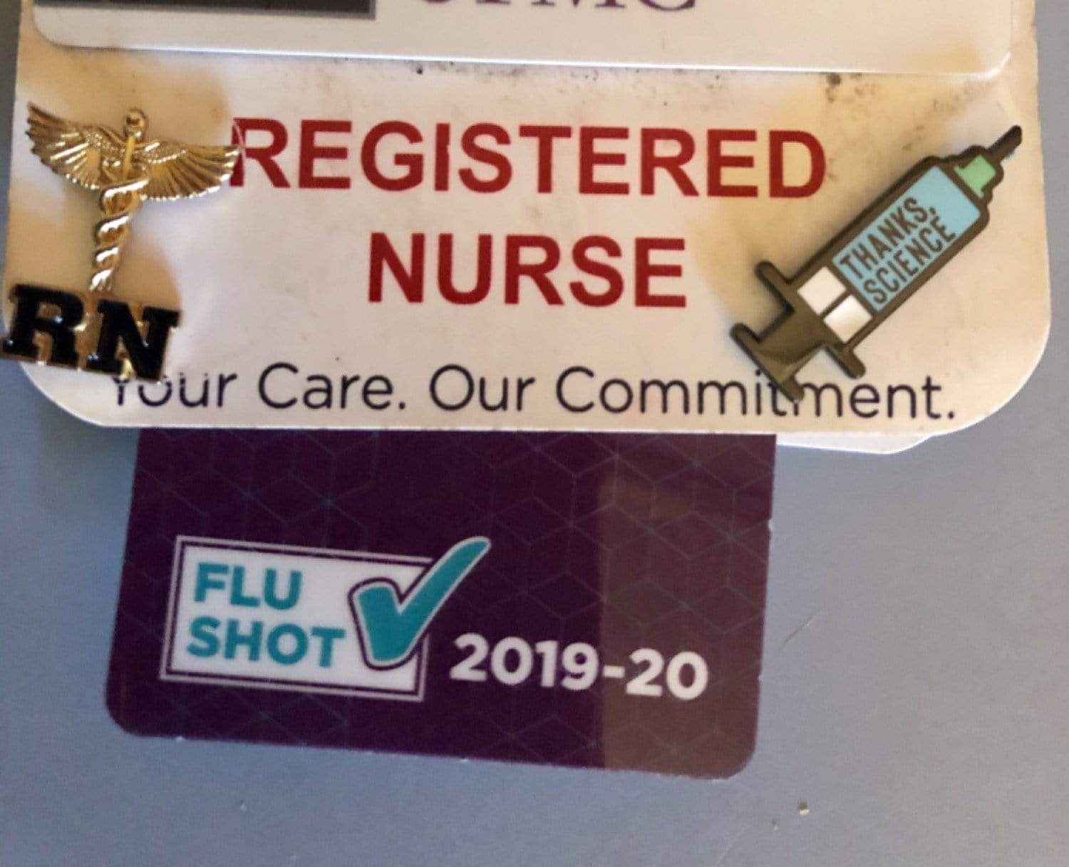 Thanks, Science - Vaccine Syringe Mini Pin - Image 10