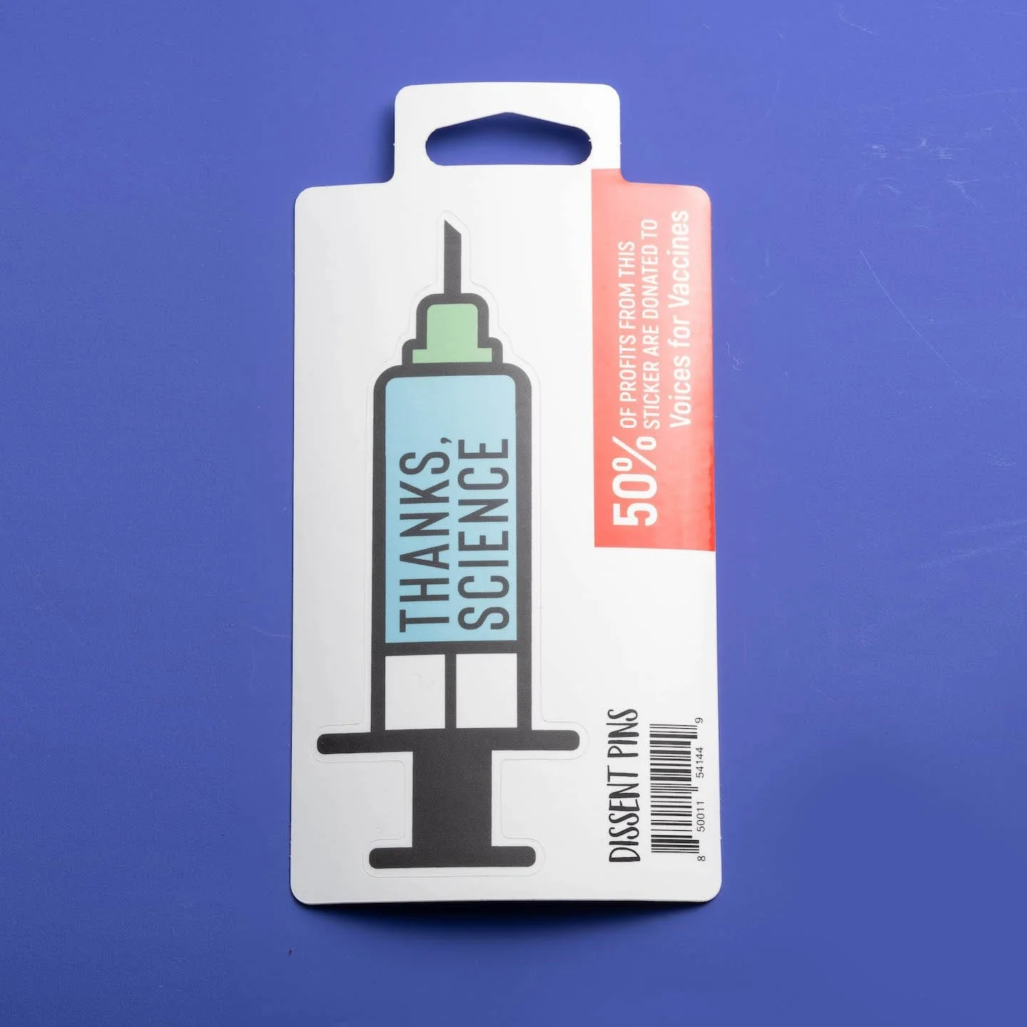 Thanks, Science Vaccine Syringe - Sticker - Image 3