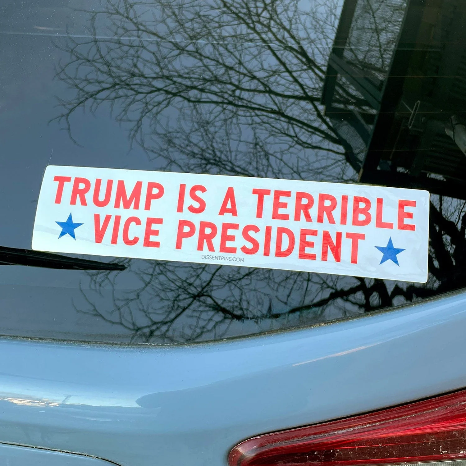 Trump Is a Terrible Vice President Bumper Sticker - Image 2