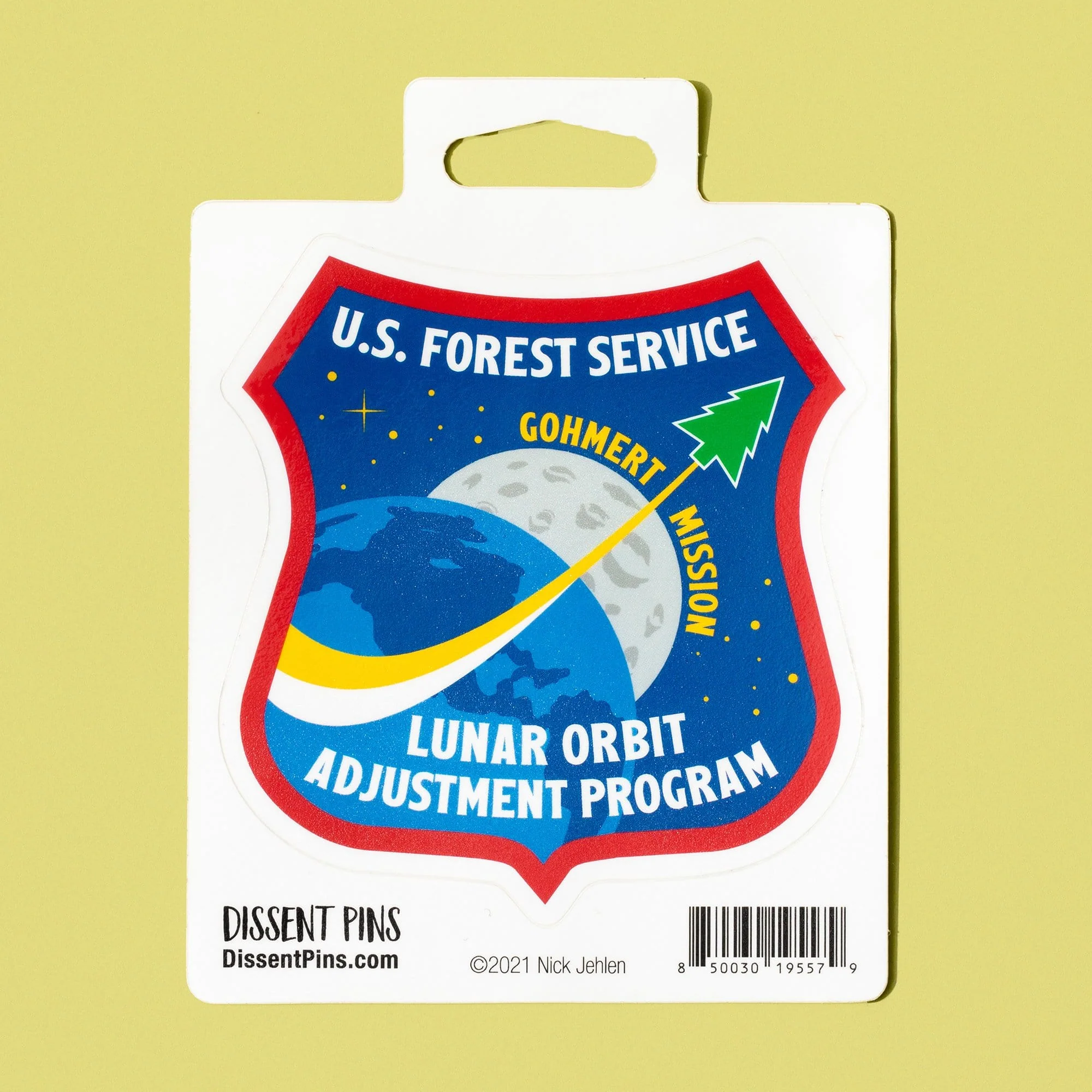 U.S. Forest Service Lunar Orbit Adjustment Program - Sticker - Image 3