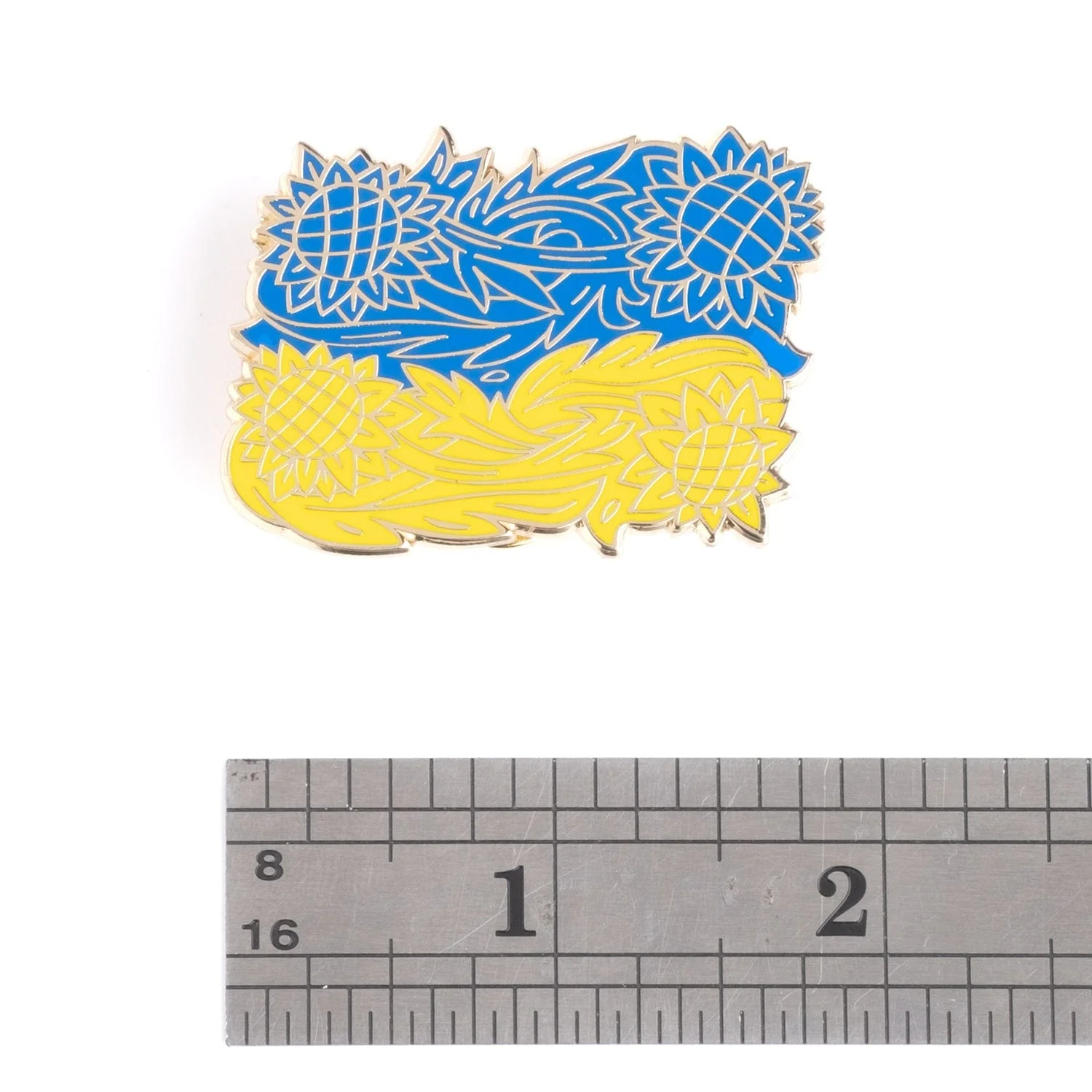 Ukraine Flag XL Enamel Pin by VikaVita - Image 5