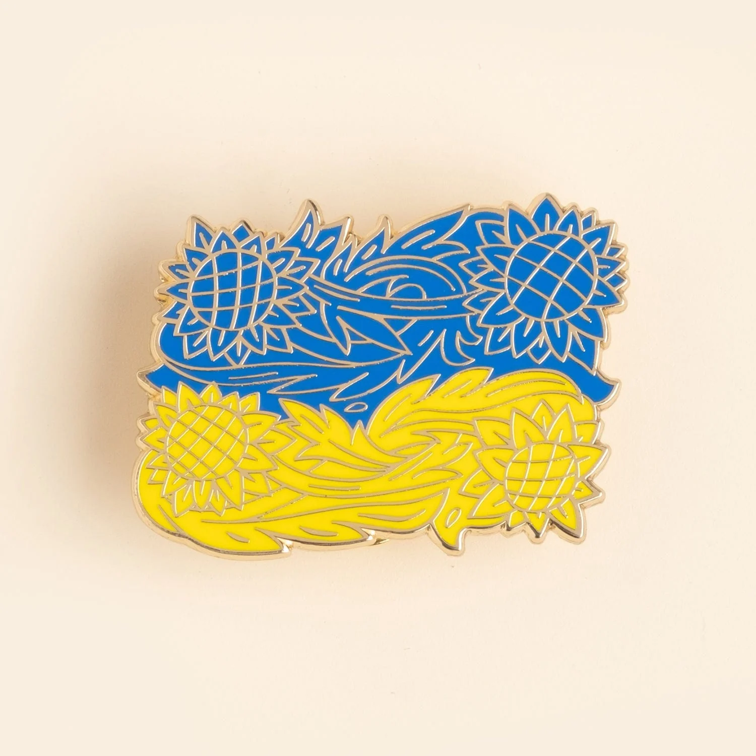 Ukraine Flag XL Enamel Pin by VikaVita - Image 7