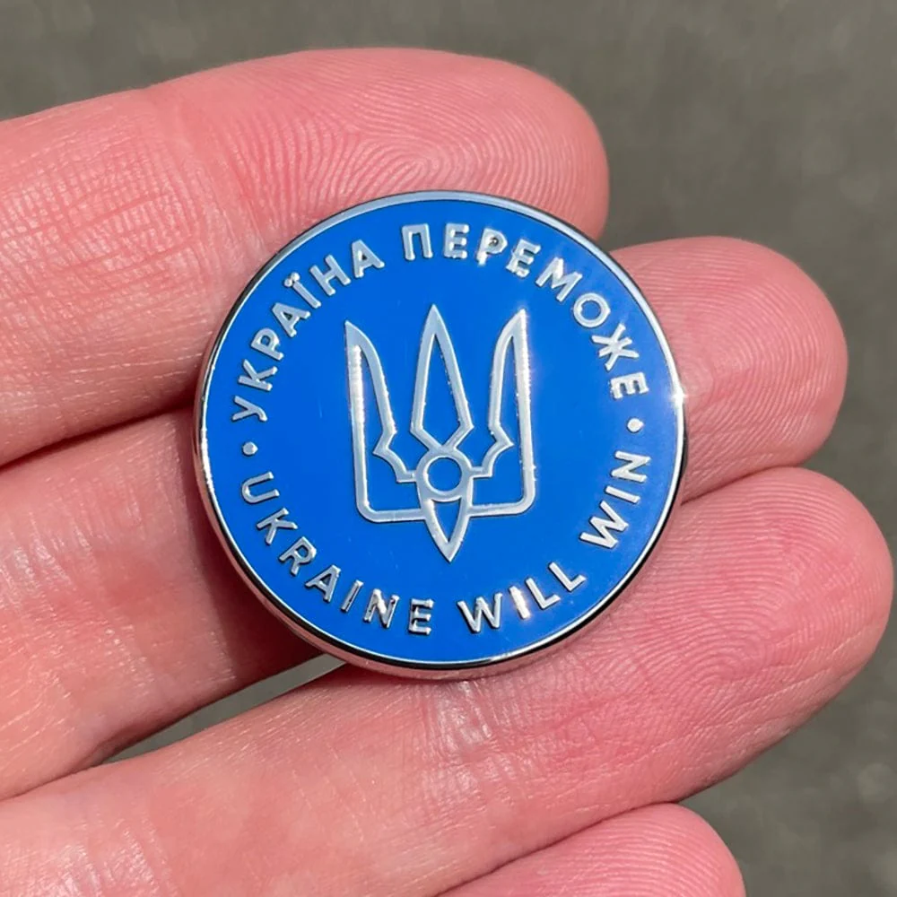 Ukraine Will Win Pin by Mykola Kovalenko - Image 2