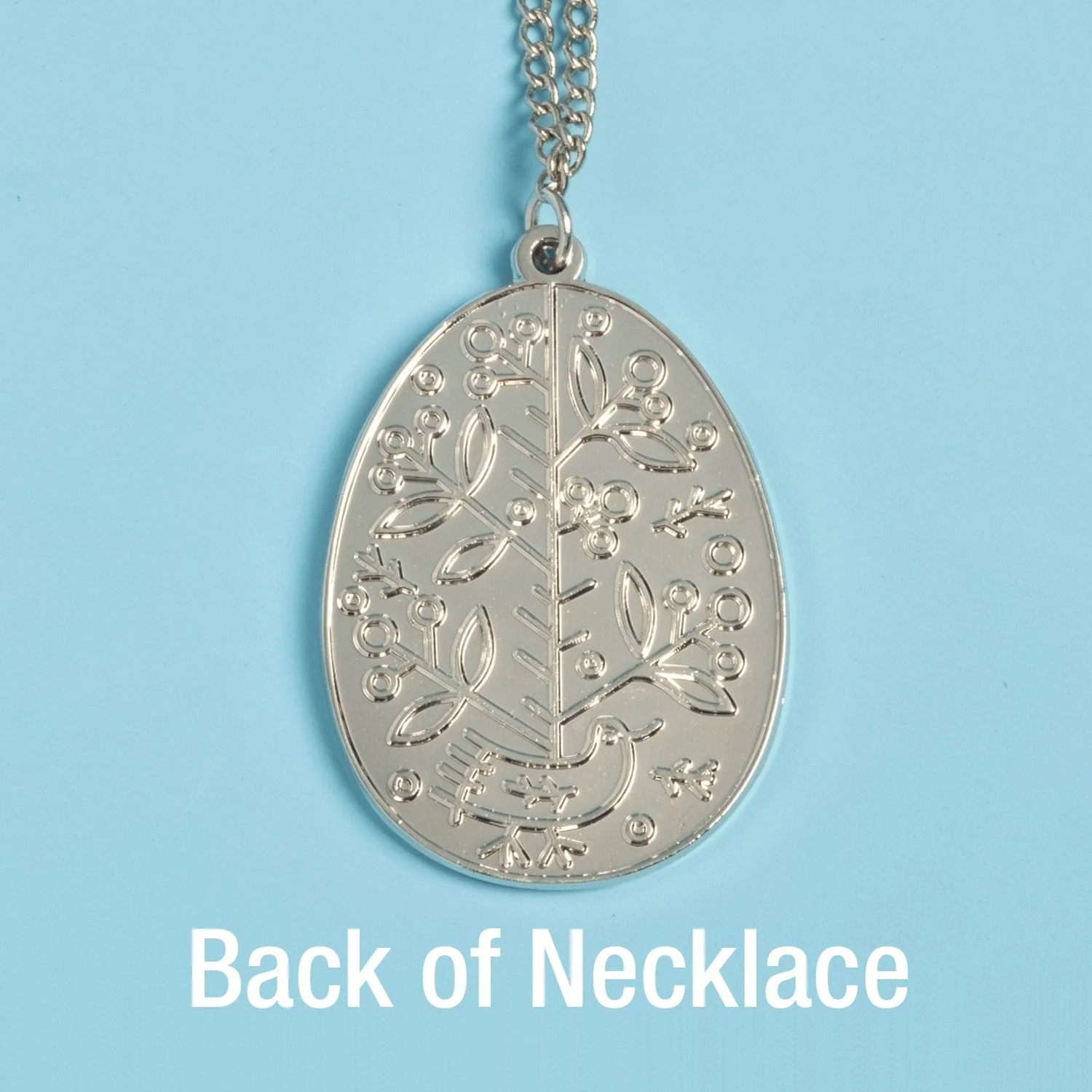 Ukrainian Easter Egg (Pysanka) Necklace - Pine Tree - Image 4