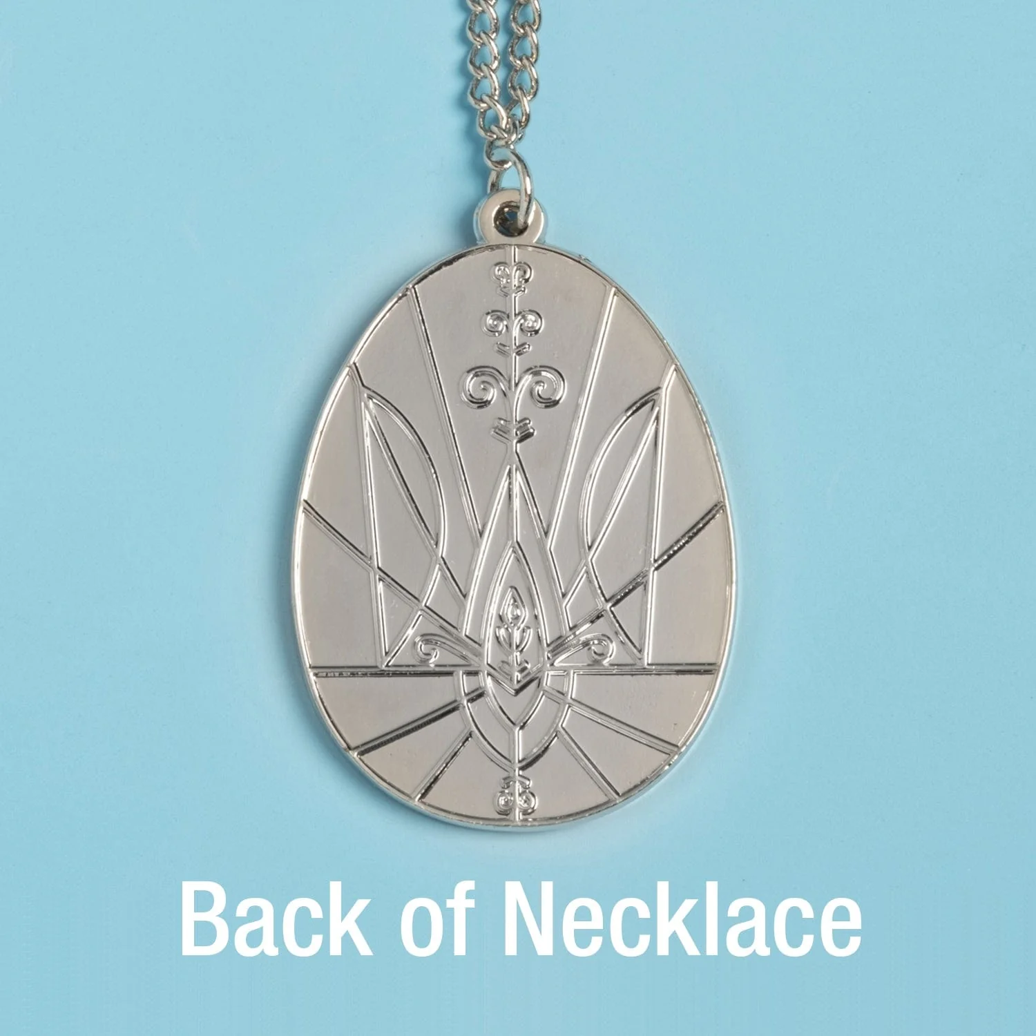 Ukrainian Easter Egg (Pysanka) Necklace - Trident - Image 6