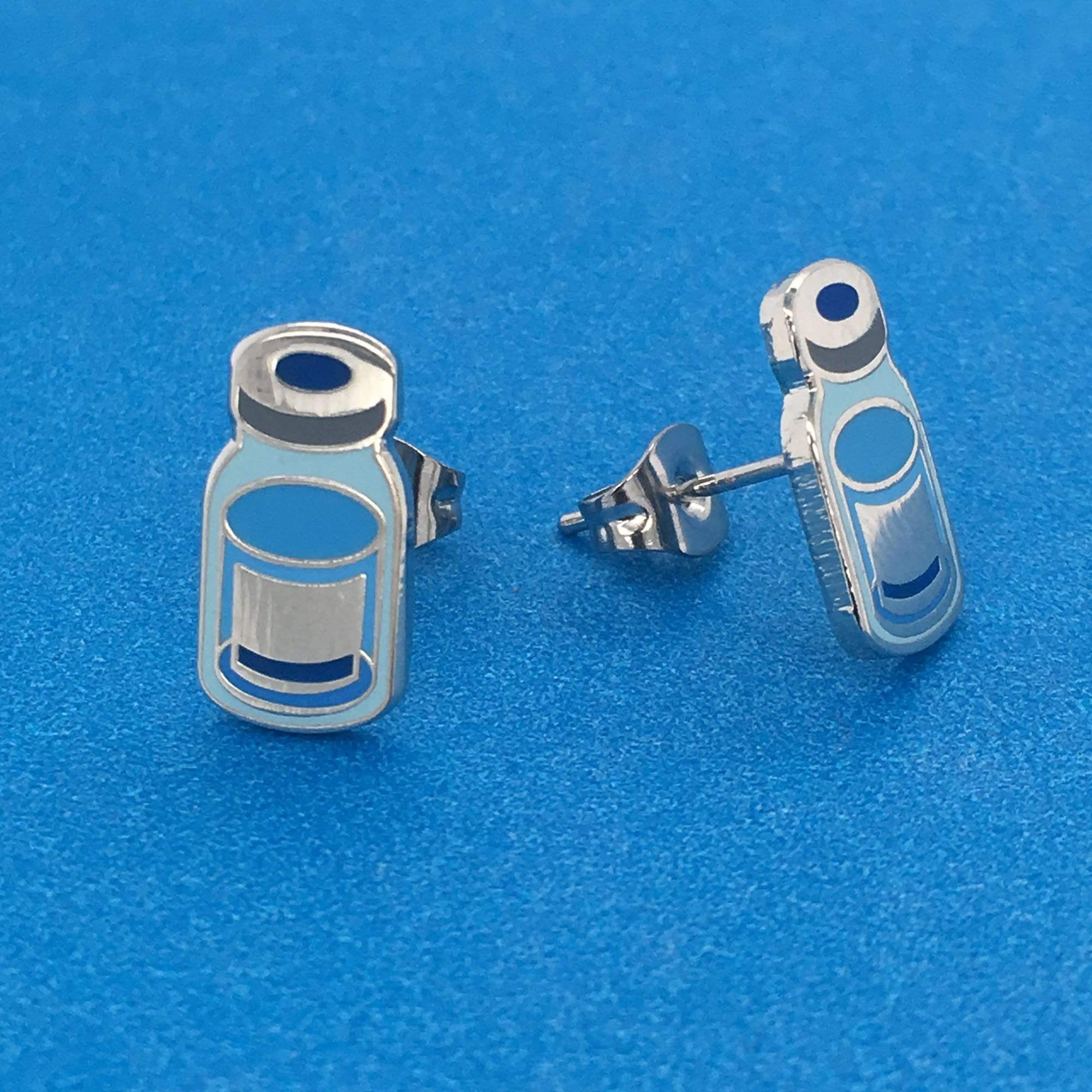 Vaccine Vial Post Earrings - Image 3