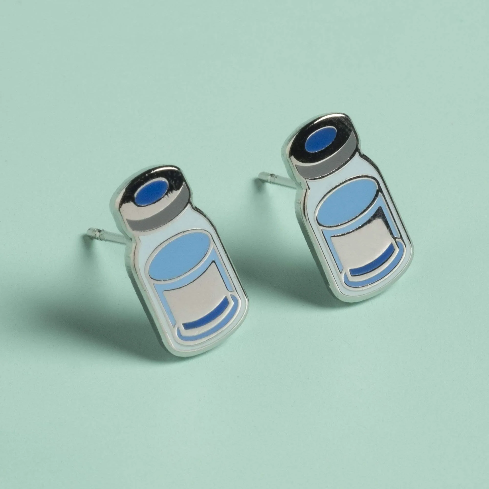 Vaccine Vial Post Earrings - Image 4
