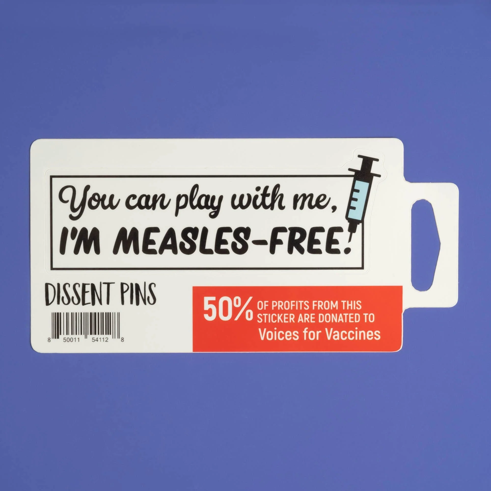 You can play with me, I'm measles-free Sticker - Image 3